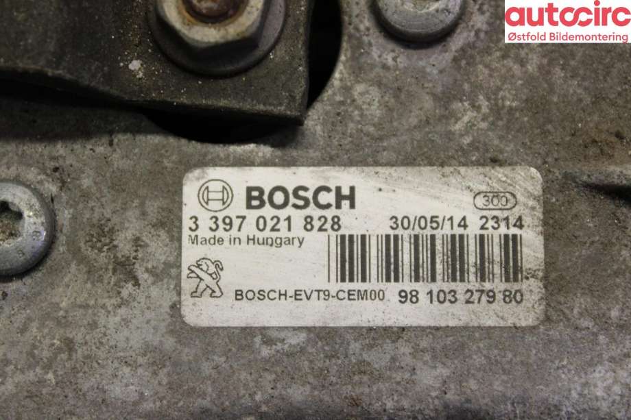 Viskeroverføring til Peugeot 308 2013-2021 (Type II)  (PEUGEOT|98 103 279 80|)