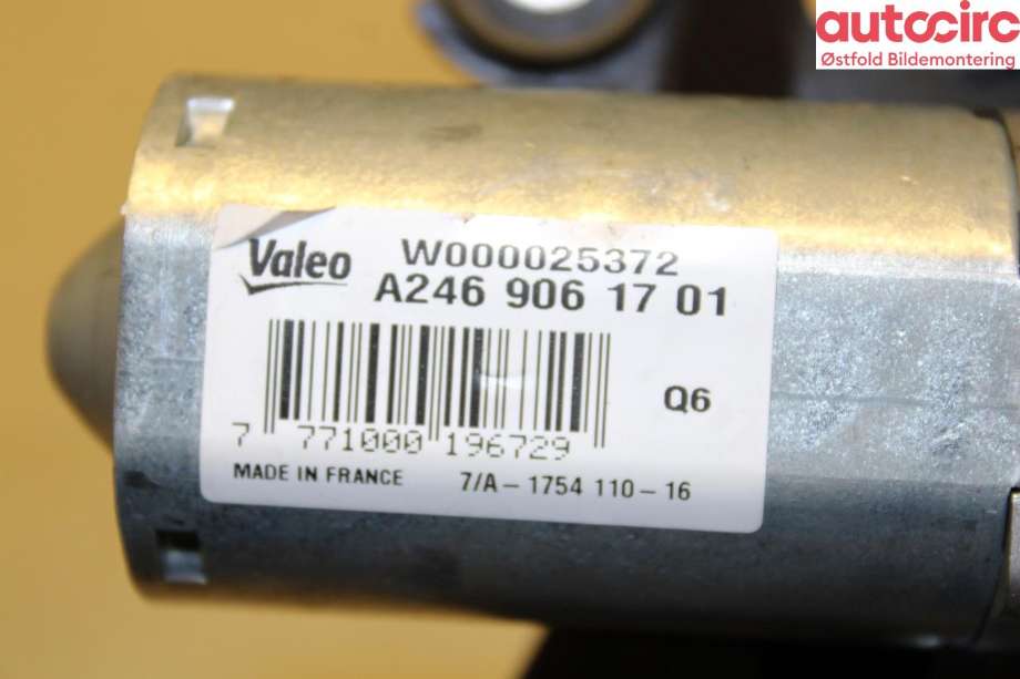 Viskermotor bakrute til Mercedes B-Klasse 2011-2018 (W246) (W246) (MERCEDES|A 246 906 17 01|)