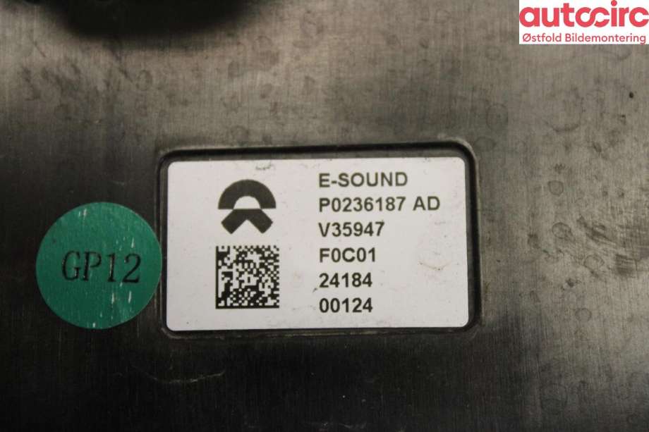 Høyttaler motorlyd, AVAS (Acoustic Vehicle Alerting System) til NIO EL6 2024-->> (NIO|)