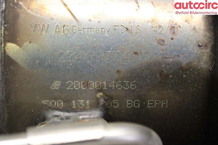 Partikkelfilter til VW Touran 2015-2021 (Type II)  (VOLKSWAGEN|04L 131 678 HX|)