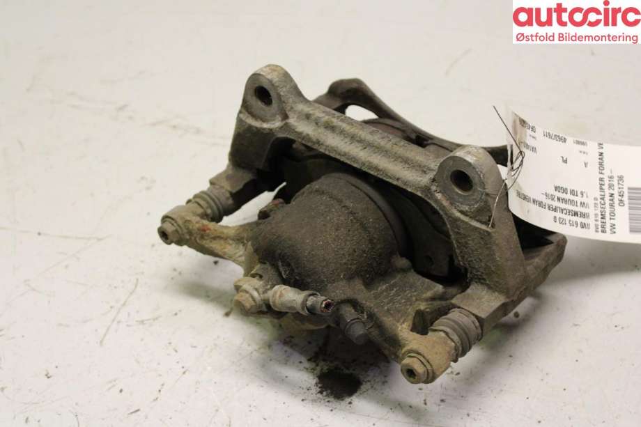 Bremsecaliper venstre foran til VW Touran 2015-2021 (Type II) (VOLKSWAGEN|8V0 615 123 D|)