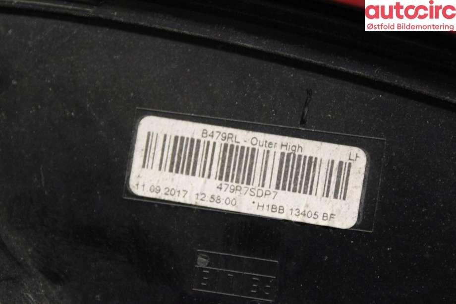 Baklykt venstre til Ford Fiesta 2017-->> (Type VII)  (FORD|2646381|)