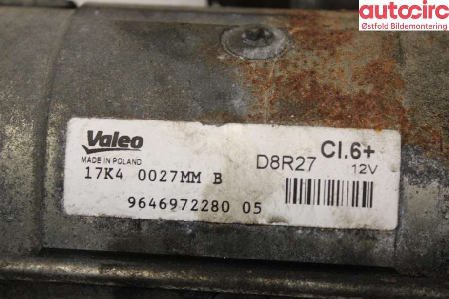 Starter diesel til Peugeot Expert 2007-2016 (Type II)  (PEUGEOT|5802 Z5|)