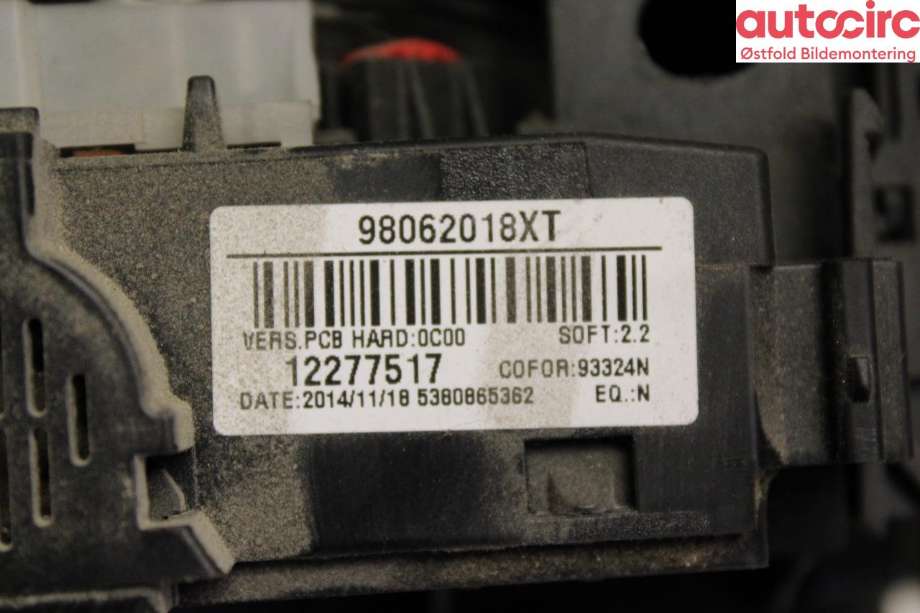 Bryter combi til Peugeot Expert 2007-2016 (Type II)  (PEUGEOT|98 062 018 XT|)