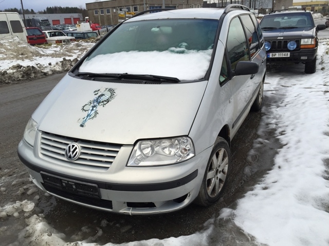 VW Sharan 2000-2010 (Type I, Fase 2) , Motorkode: AUY, Girkassekode: