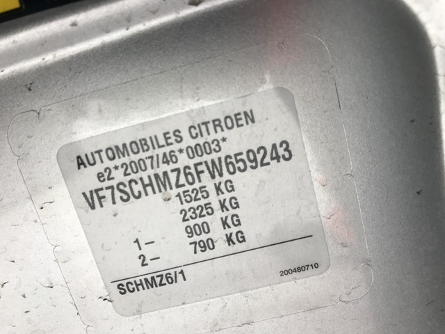Citroën C3 2010-2016 (Type II) , Motorkode: HMZ, Girkassekode: