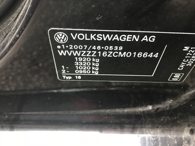 VW Jetta 2011-->> , Motorkode: CAYC, Girkassekode: 