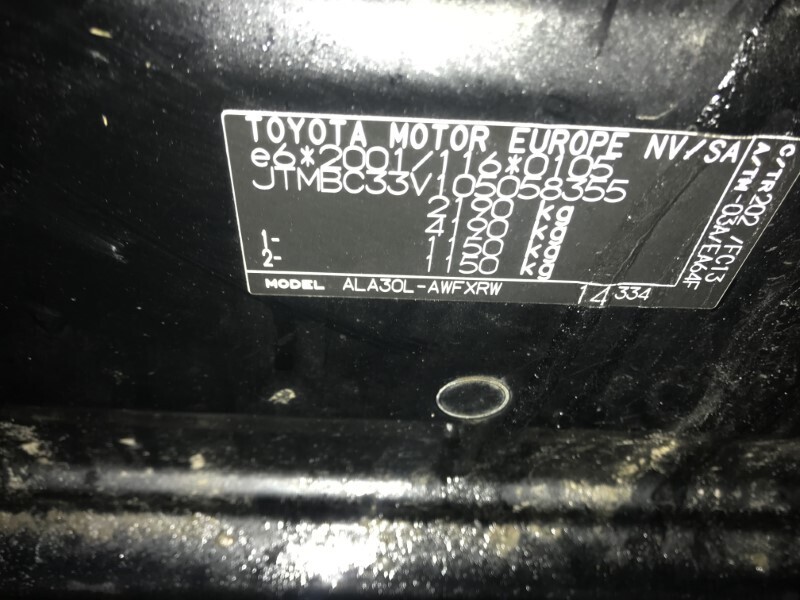 Toyota RAV4 2006-2009 (Type III, Fase 1) , Motorkode: 2AD-FTV, Girkassekode: 