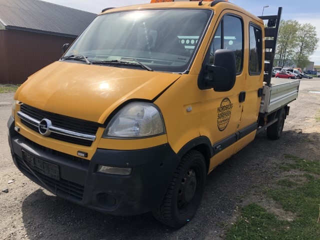 Opel Movano 1999-2010 , Motorkode: G9U-754, Girkassekode: 
