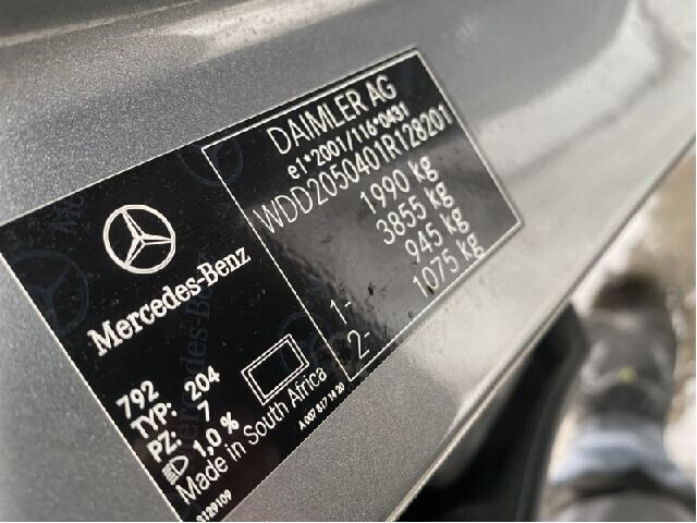 Mercedes C-Klasse 2014-2018 (Fase 1) (W205) (W205), Motorkode: M274.910, Girkassekode: 