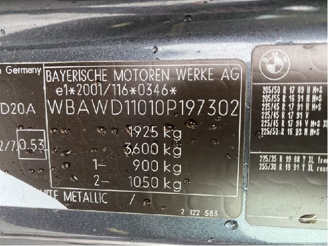 BMW 3-Serie 2005-2011 (E90/E91/E92/E93) (E90/E91/E92/E93), Motorkode: N47-D20A, Girkassekode: 