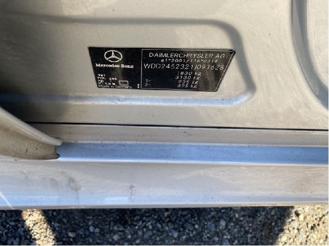 Mercedes B-Klasse 2005-2008 (Fase 1) (W245) (W245), Motorkode: M266.940, Girkassekode: 