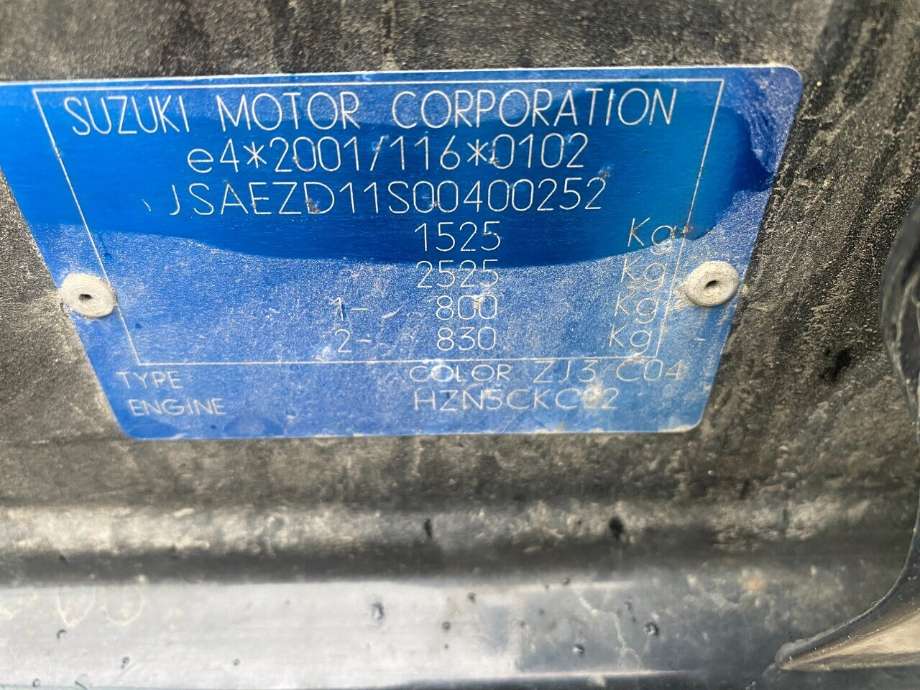 Suzuki Swift 2005-2010 , Motorkode: M13A, Girkassekode: 