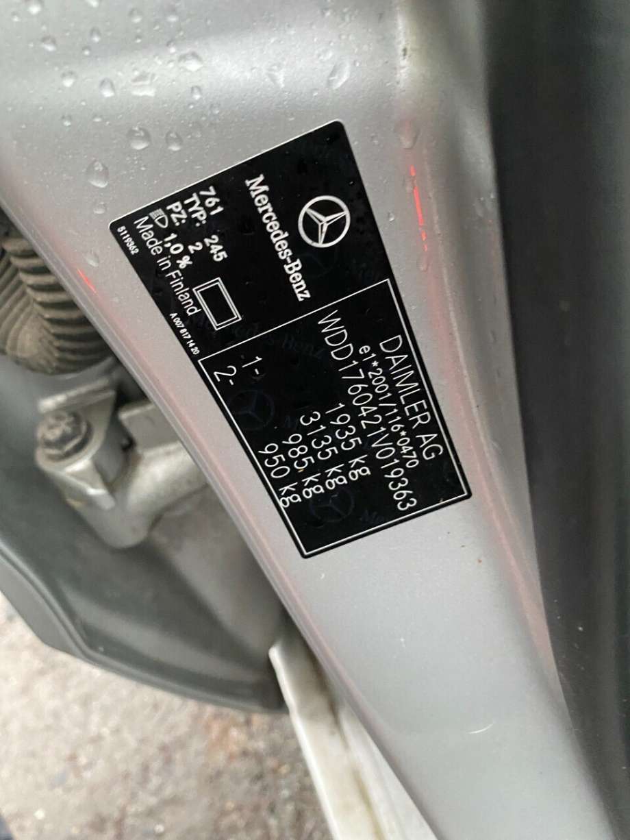 Mercedes A-Klasse 2012-2018 (W176) (W176), Motorkode: M270.910, Girkassekode: 