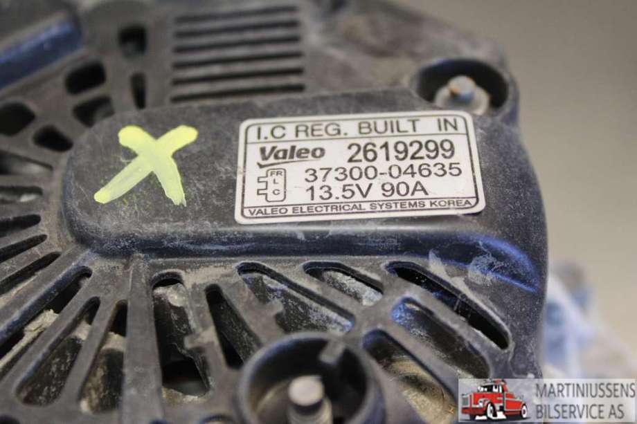 Dynamo til Kia Picanto 2011-2017 (Type II)  (KIA|37300-04635|)