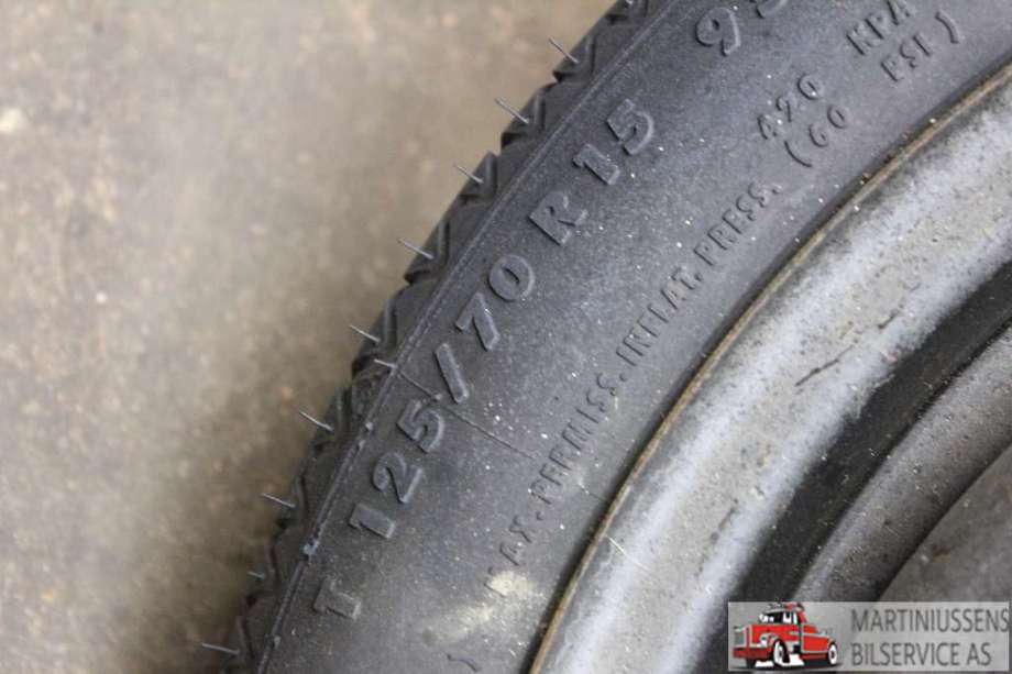 Reservehjul til Mitsubishi Space Star 1999-2005 (Type I) (MITSUBISHI|3;4X114|)