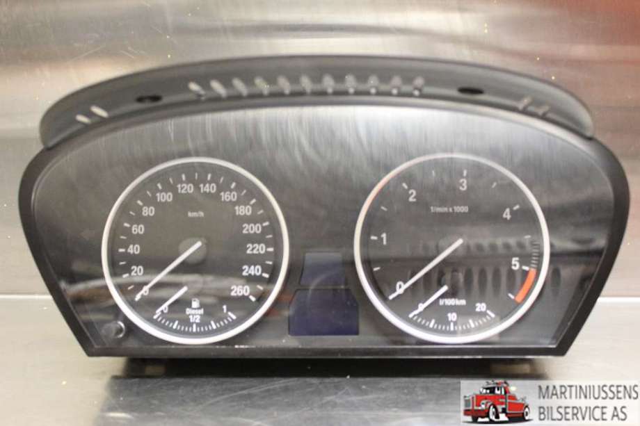 Speedometer til BMW 5-Serie, 2003-2010 (E60/E61) (E60/E61) (62119168864)