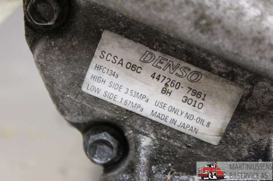 Aircondition kompressor til Toyota Corolla, 2002-2007  (TOYOTA|4472607961)