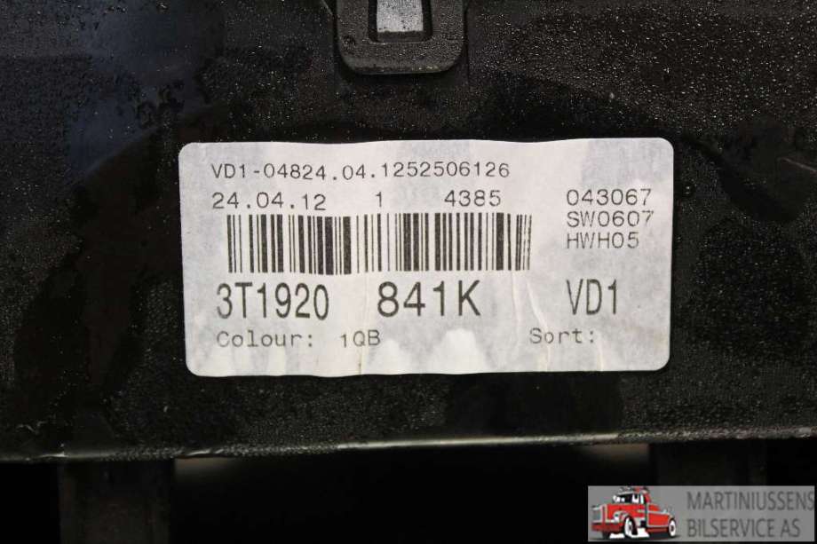 Speedometer til Škoda Superb 2008-2015 (Type II)  (SKODA|3T1920841K|)