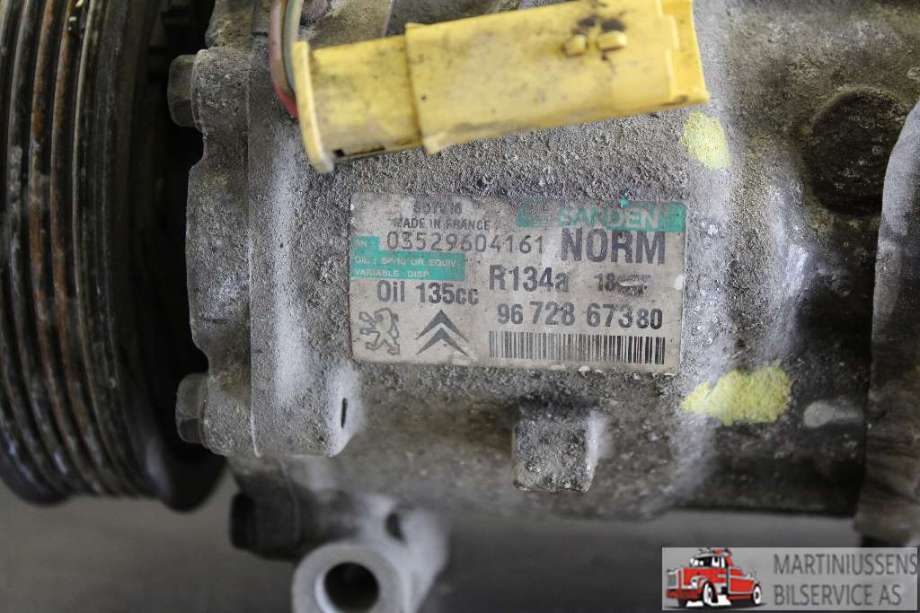 Aircondition kompressor til Fiat Scudo 2007-2017 (Type II)  (FIAT|9672867380|)