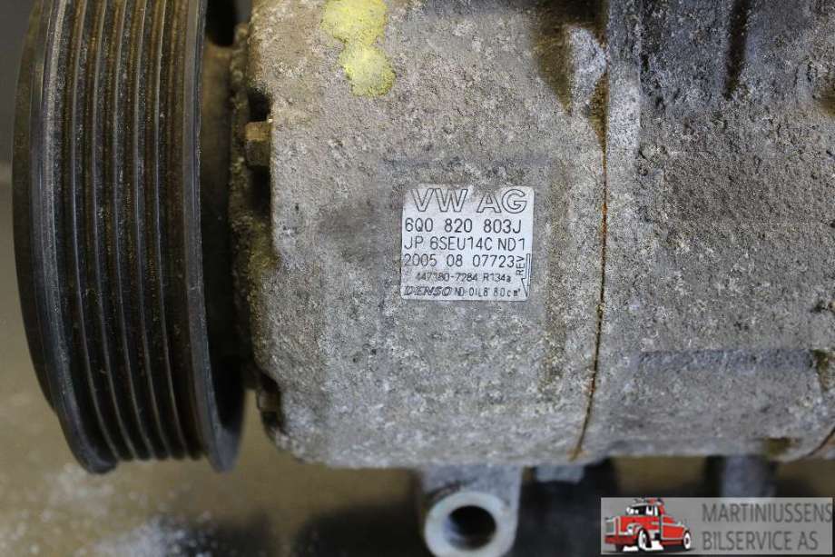 Aircondition kompressor til VW Polo 2005-2009 (Type IV, Fase 2)  (VOLKSWAGEN|6Q0820803J|)