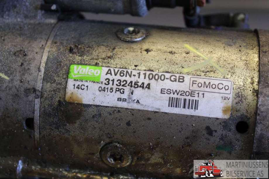 Starter diesel til Ford Focus 2011-2014 (Type III, Fase 1)  (FORD|AV6N11000GB|)