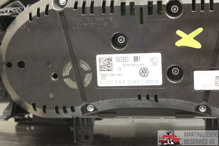 Speedometer til VW Golf VII 2012-2017 (Fase 1)  (VOLKSWAGEN|5G0920861|)