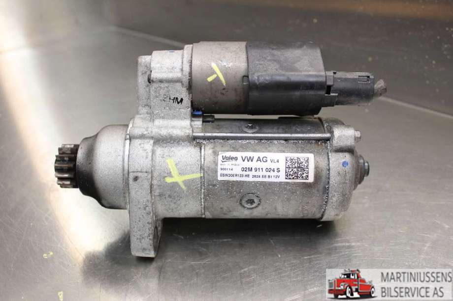 Starter diesel til Škoda Octavia 2013-2016 (Type III, Fase 1)  (SKODA|02M911024S|)