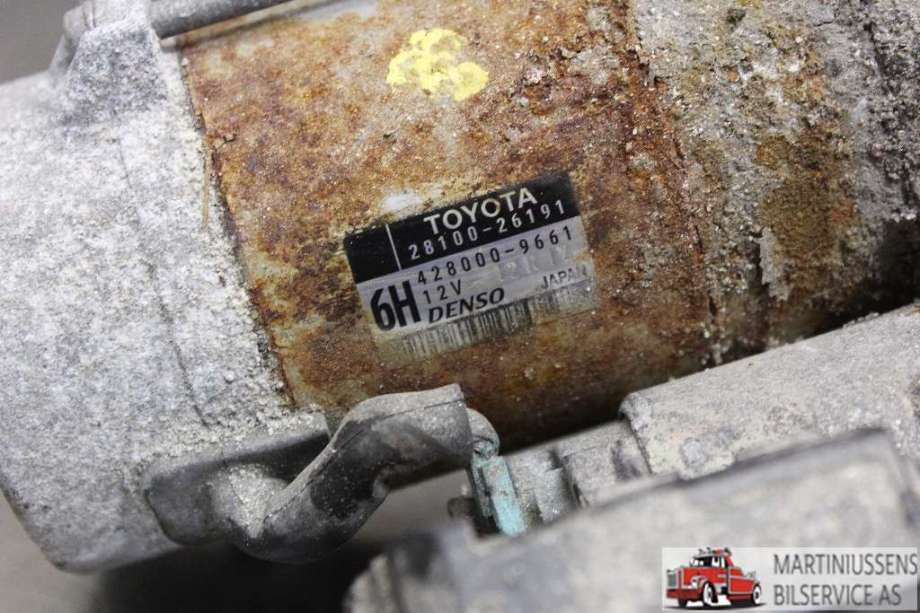 Starter diesel til Toyota RAV4, 2013-2015 (Type IV, Fase 1)  (TOYOTA|28100-26191)
