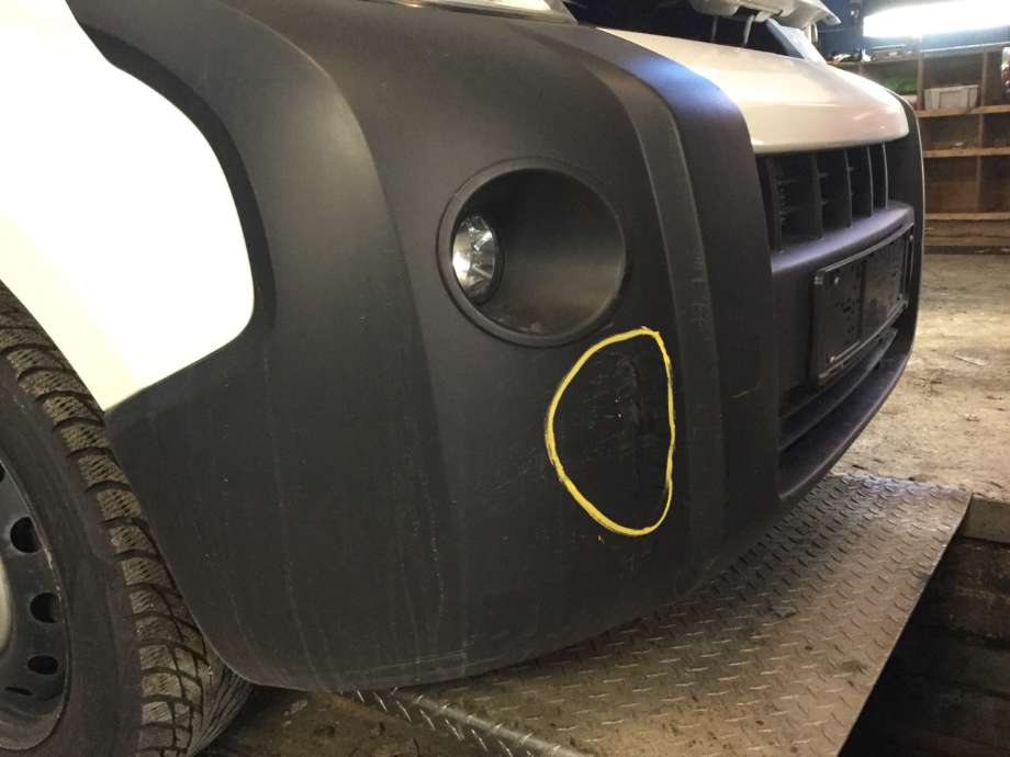 Støtfanger foran til Peugeot Bipper 2014-->>  (PEUGEOT|)