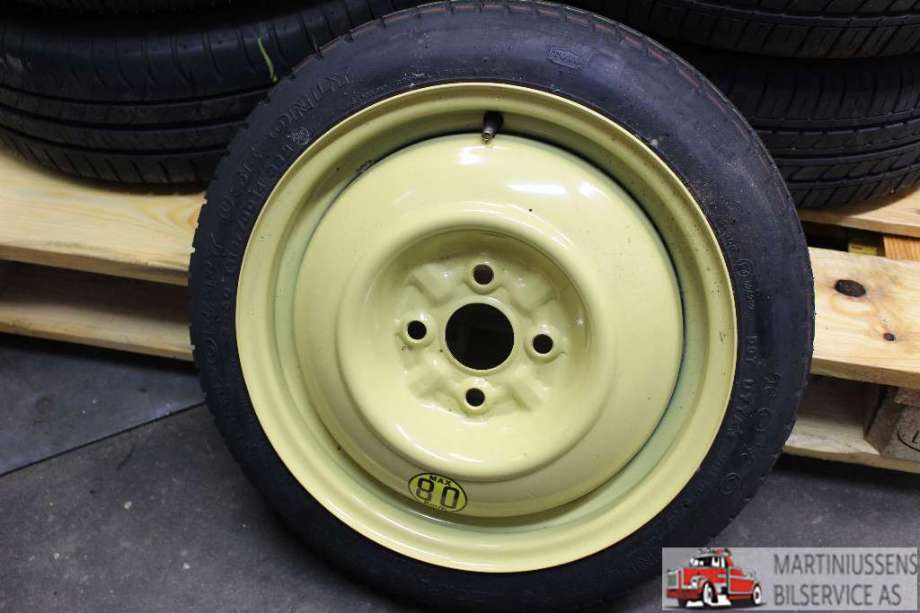 Reservehjul til Mazda 2 2007-2010 (Type II, Fase 1)  (MAZDA|4X100|115/70-14|)