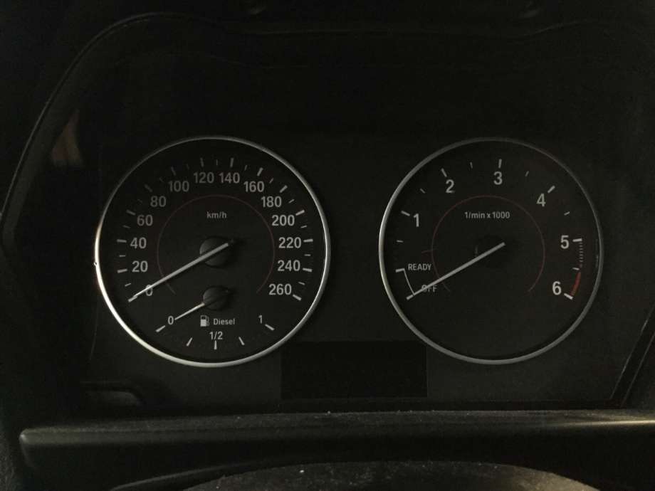 Speedometer til BMW 1-Serie, 2011-2015 (Fase 1) (F20/F21) (F20/F21) (BMW|62109277554)