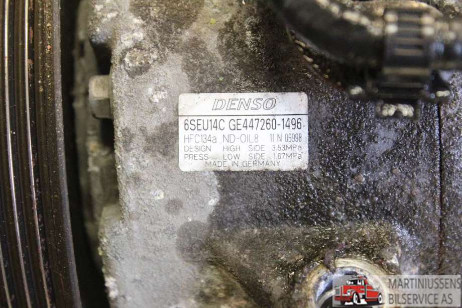 Aircondition kompressor til Toyota Avensis 2009-2015 (Type III, Fase 1)  (TOYOTA|GE4472601496|)