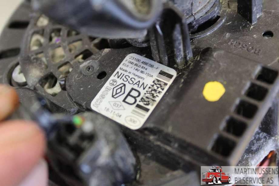 Dynamo til Nissan Qashqai 2014-2021 (Type II)  (23100-4BEB-F|)