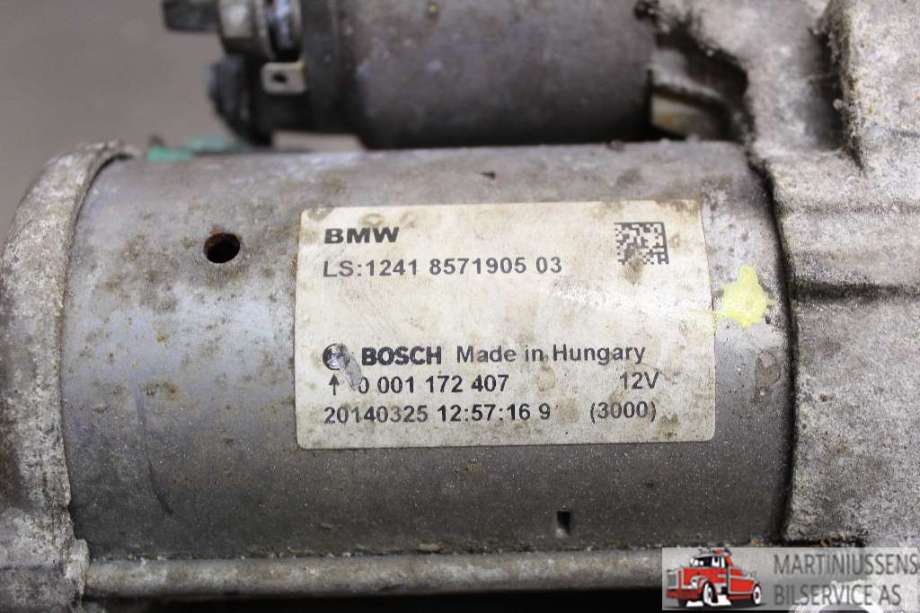 Starter diesel til BMW 1-Serie, 2011-2015 (Fase 1) (F20/F21) (F20/F21) (BMW|0 001 172 407)