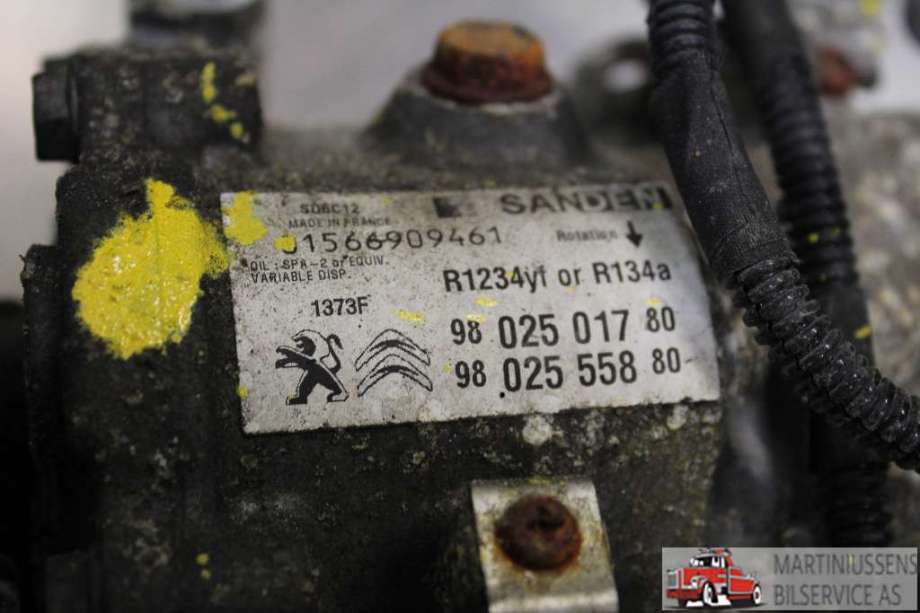 Aircondition kompressor til Citroën C4, Cactus, 2014-2017 (Fase 1)  (CITROEN|98 025 017 80)