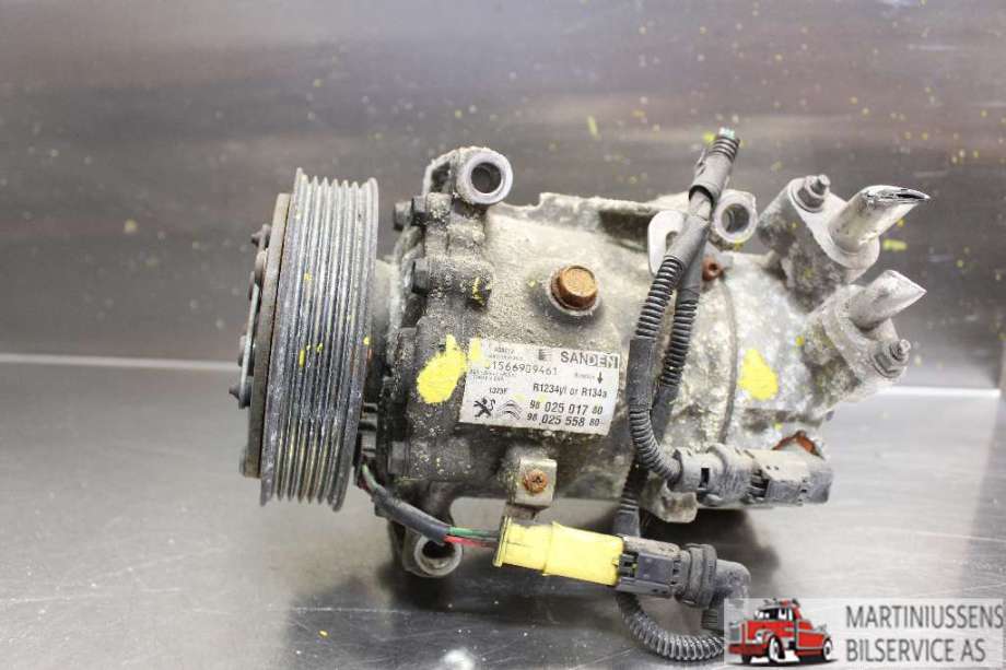 Aircondition kompressor til Citroën C4, Cactus 2014-2017 (Fase 1)  (CITROEN|98 025 017 80|)