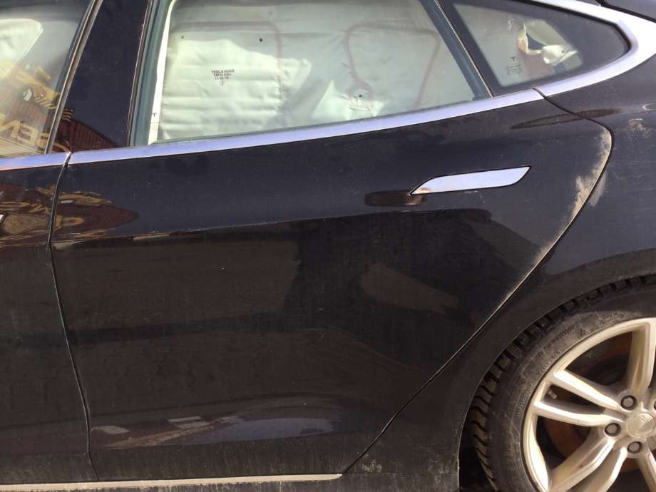 Dør venstre bak til Tesla Model S, 2013-2016 (Fase 1)  (TESLA|)