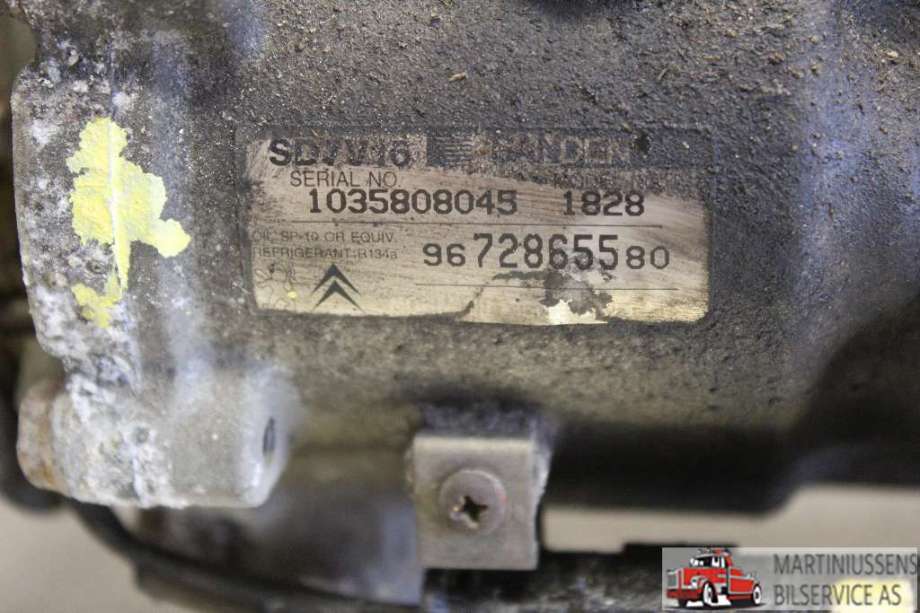 Aircondition kompressor til Citroën Jumpy 2007-2016 (Type II)  (CITROEN|9672865580|)