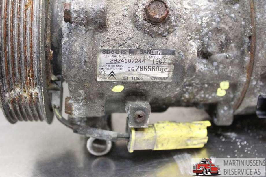 Aircondition kompressor til Peugeot Partner 2008-2015 (Type II, Fase 1)  (PEUGEOT|9678656080|)