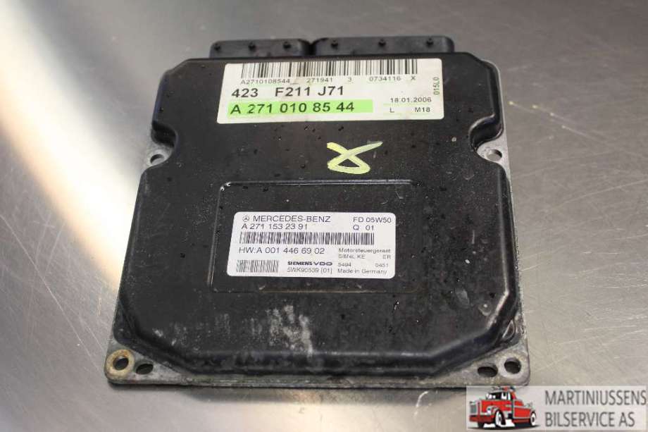 Styreenhet motor til Mercedes E-Klasse 2006-2009 (Fase 2) (W211) (W211) (MERCEDES|A2711532391|A2710108544|)