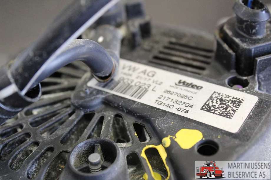 Dynamo til VW Tiguan, 2016-2020 (Type II, Fase 1)  (VOLKSWAGEN|04L 903 023 L)