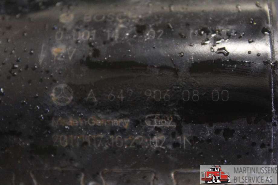 Starter diesel til Mercedes ML 2011-2015 (Fase 1) (W166) (W166) (A 642 906 08 00|)