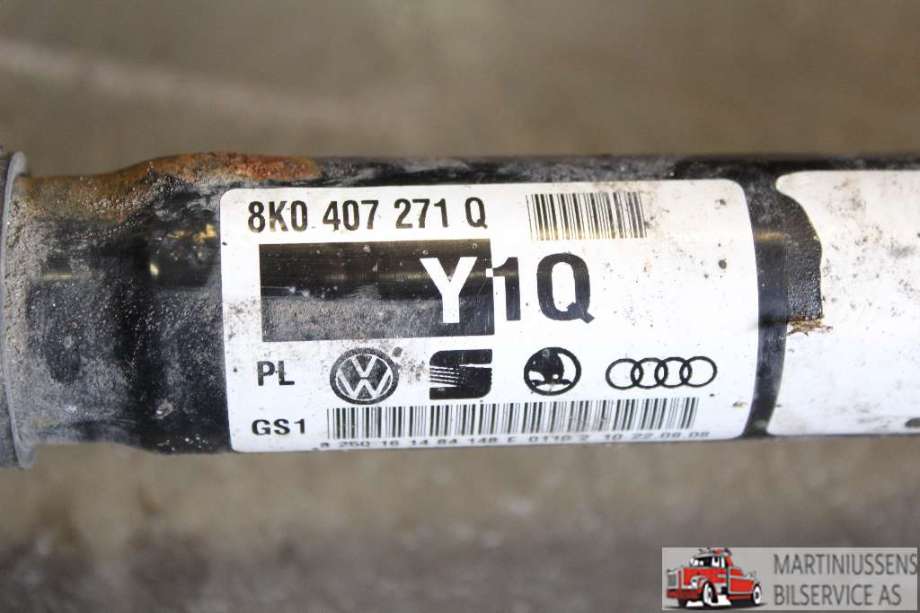 Drivaksel høyre foran til Audi A4 2007-2014 (Type IV) (B8) (B8) 