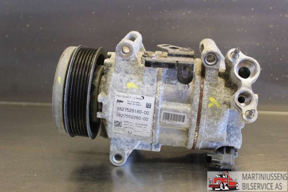 Aircondition kompressor til Peugeot 3008, 2016-->> (Type II)  (PEUGEOT|9827529180-00)