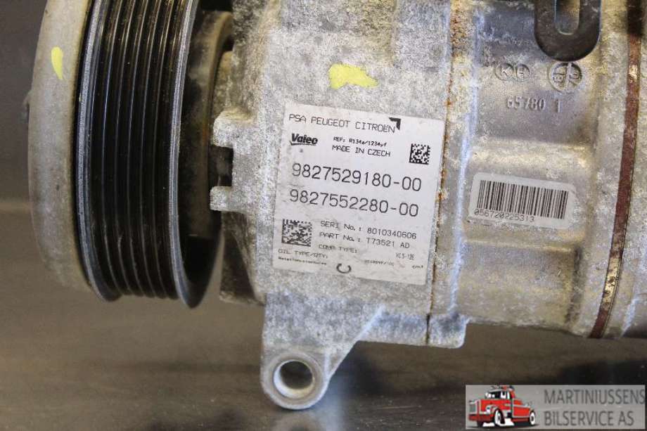 Aircondition kompressor til Peugeot 3008 2016-->> (Type II)  (PEUGEOT|9827529180-00|)