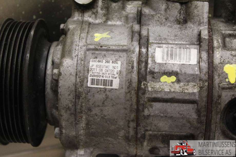 Aircondition kompressor til Audi A4 2007-2014 (Type IV) (B8) (B8) (AUDI|8K0260805L|)