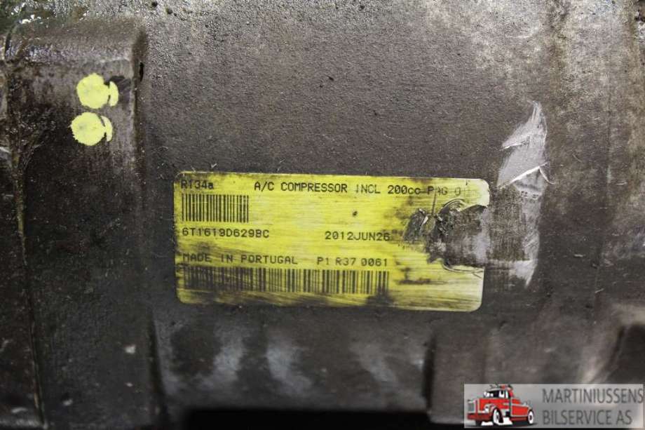 Aircondition kompressor til Ford Transit Connect 2009-2013 (Type I, Fase 2) (FORD||6T1619D629BC)
