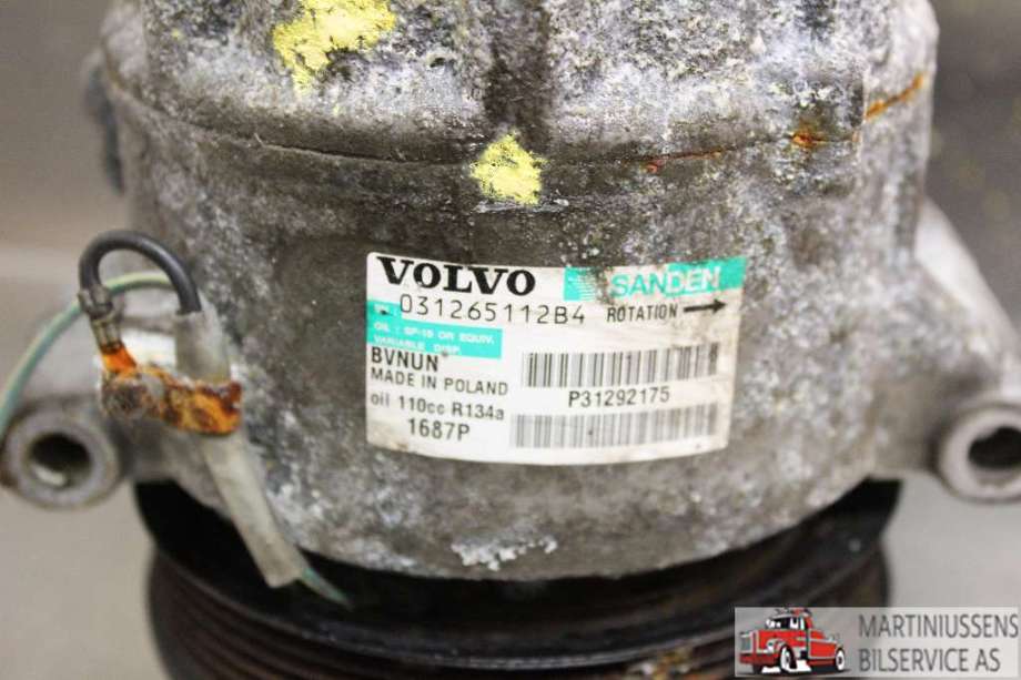 Aircondition kompressor til Volvo V40, 2012-2019 (VOLVO|P31292175)