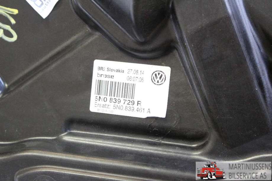 Ruteheis til VW Tiguan 2011-2016 (Type I, Fase 2)  (VOLKSWAGEN|)